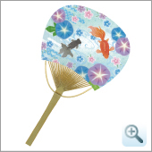 74. 朝顔金魚
